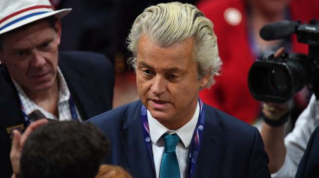 Politisi Belanda, Geert Wilders. [Jim Watson/AFP]