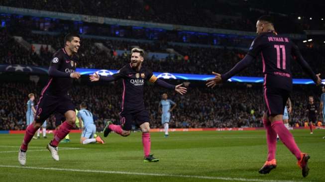 Man City dan Barca Masih Sama Kuat 1-1