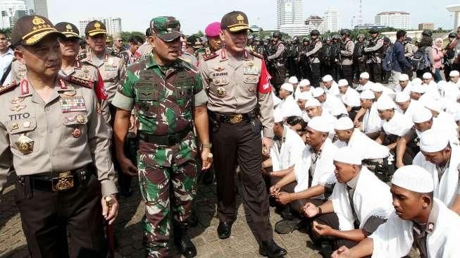 Polisi Jaga Ketat Perkantoran saat Demo 4 November