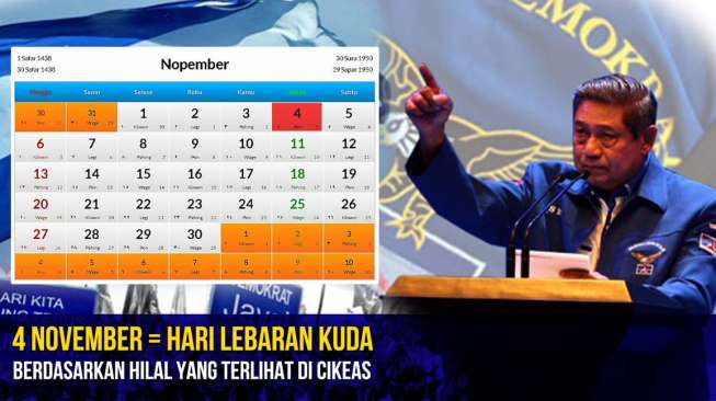 Kocak! Meme Lebaran Kuda versi SBY