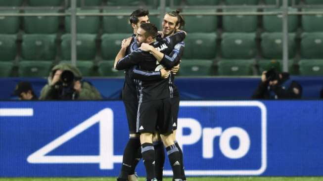 Madrid Sementara Unggul 2-1 atas Warsawa