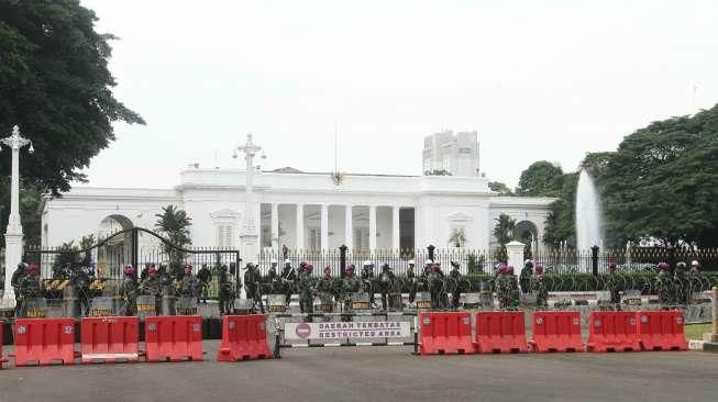 Kondisi di Istana Berangsur Kondusif, Polisi Sterilkan Lokasi