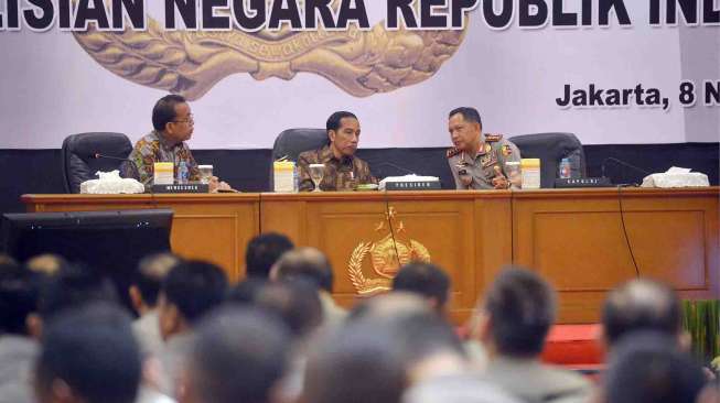 Jokowi Beri Arahan ke Jajaran Polri