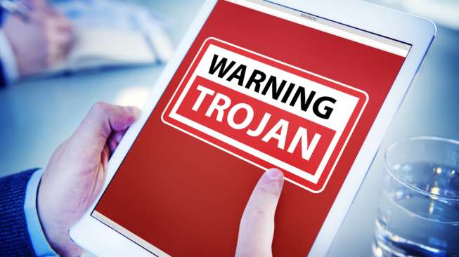 Ilustrasi serangan virus Trojan. [Shutterstock]