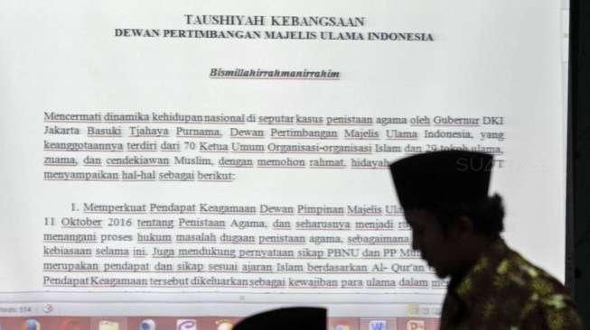 MUI Bahas Perkembangan Kasus Penistaan Agama