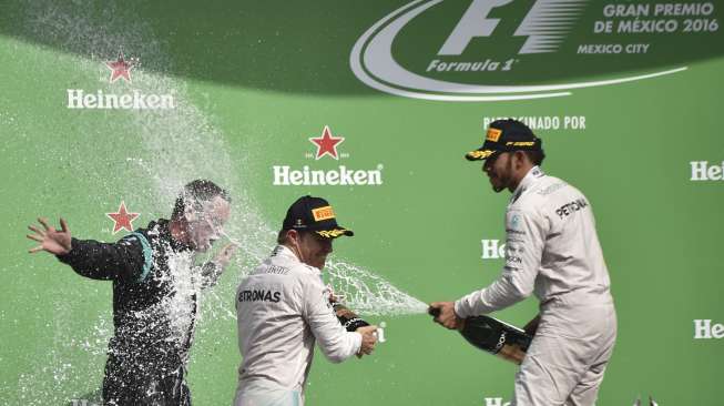 Rosberg Butuh Satu Kemenangan, Hamilton Bidik "Hattrick"