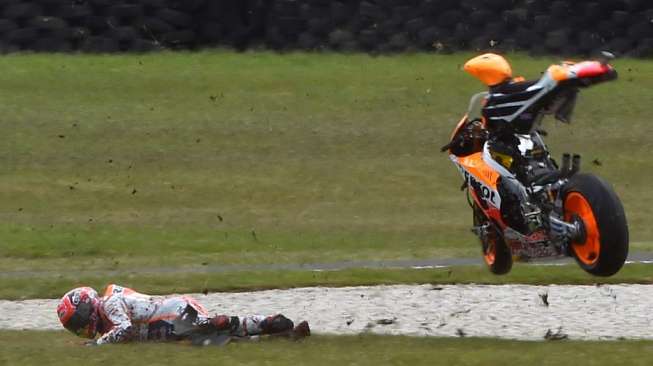 Jatuh di Dua Seri Terakhir, Marquez: Saya Terlalu Terlena