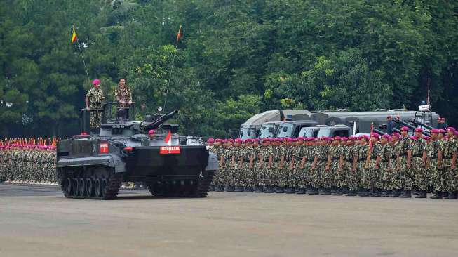 Menegaskan loyalitas Korps Marinir TNI Angkatan Laut kepada negara dan rakyat