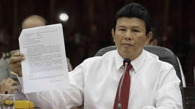 Sebagai tersangka dalam kasus dugaan penistaan agama