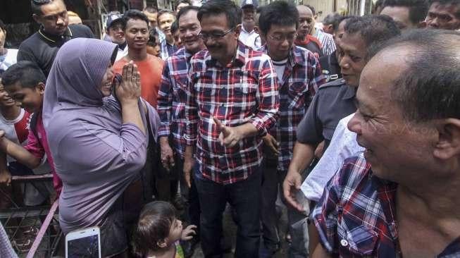 Djarot Blusukan ke Penjaringan