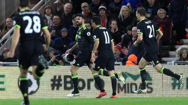 Tekuk The Boro, Chelsea 'Kudeta' Liverpool dari Puncak Klasemen