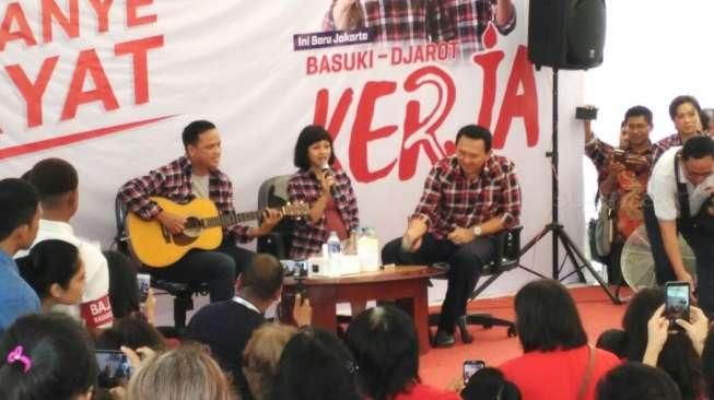 Ahok Khawatir Lihat Andien Berkeringat di Atas Panggung