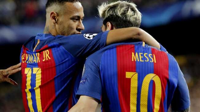 Cetak Gol Indah, Messi dan Neymar Perebutkan Puskas Award