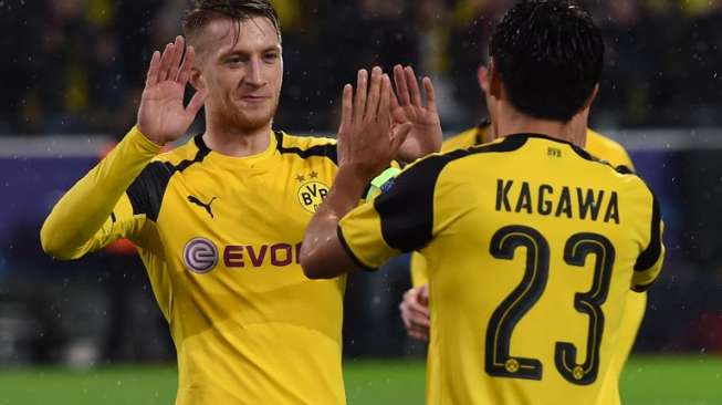 Reus Hattrick, Dortmund Catat Rekor Baru Liga Champions