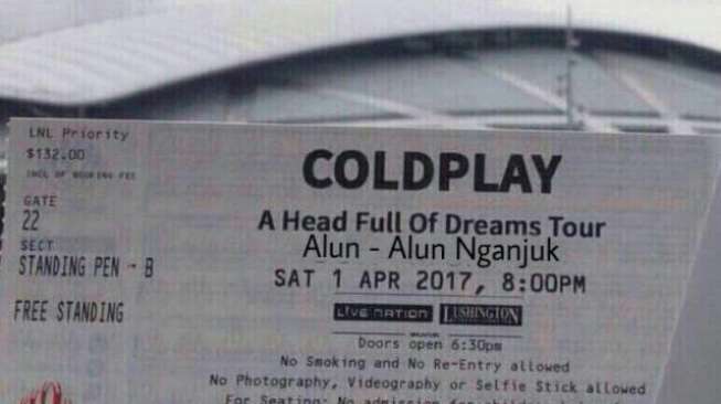 Meme Tiket Coldplay Ini Bikin Anda Tertawa