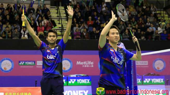 Tumbangkan Praveen-Debby, Owi-Butet Juara Hong Kong Terbuka