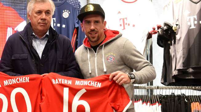 Dikasih Perpanjangan Kontrak, Ribery Senangnya Bukan Main