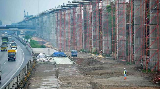 Progres Proyek LRT Jakarta