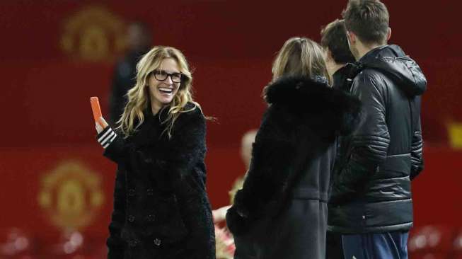 Julia Roberts di Kandang Manchester United