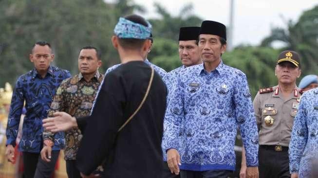 Jokowi Tinjau Pembangunan Bendungan Kuwil Kawangkoan