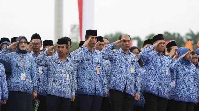 Jokowi Hadiri HUT Korpri