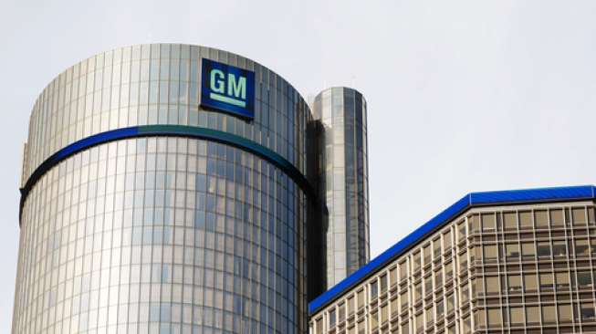 Gedung kantor pusat General Motors di Detroit, Amerika Serikat (Shutterstock).