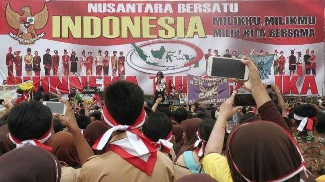 Slank Konser di Apel Nusantara Bersatu