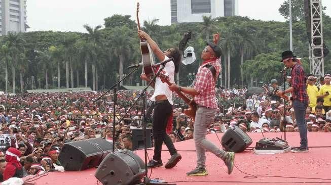 Slank Konser di Apel Nusantara Bersatu