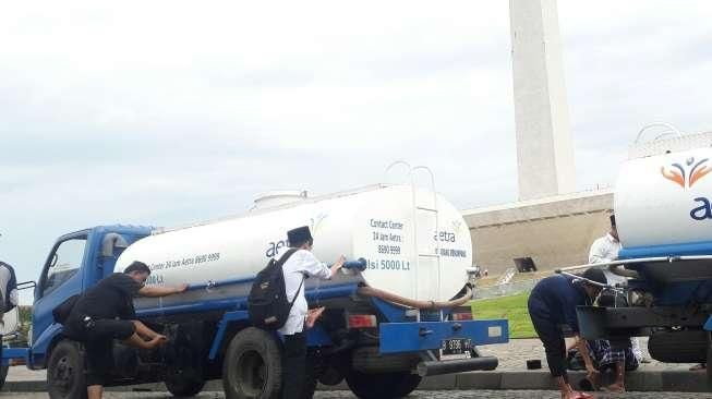 Haru, Perusahaan Air Minum Siapkan Air Wudlu Buat Aksi Besok