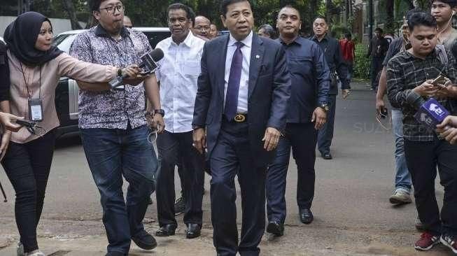 Setya Novanto Sambangi Kediaman Prabowo