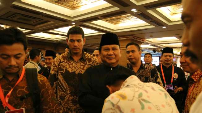 Munas PB IPSI XIV secara aklamasi pilih Prabowo Subianto sebagai ketua umum [Suara.com/Syaiful Rachman]