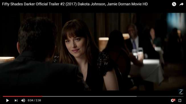 Trailer ke-2 Fifty Shades Darker Lebih Banyak Adegan "Hot"