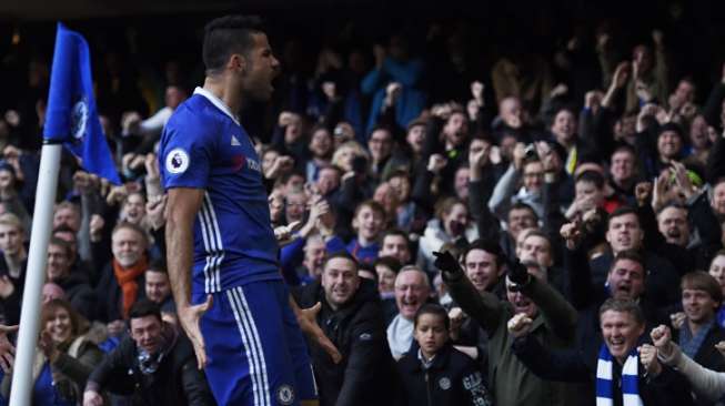 Costa Bawa Chelsea Rebut Puncak Klasemen dari Arsenal