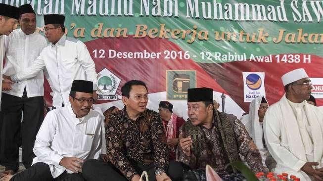 Ahok-Djarot Hadiri Peringatan Maulid Nabi