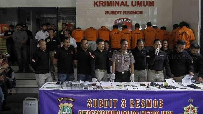 Polda Metro Rilis Kejahatan Desember 2016