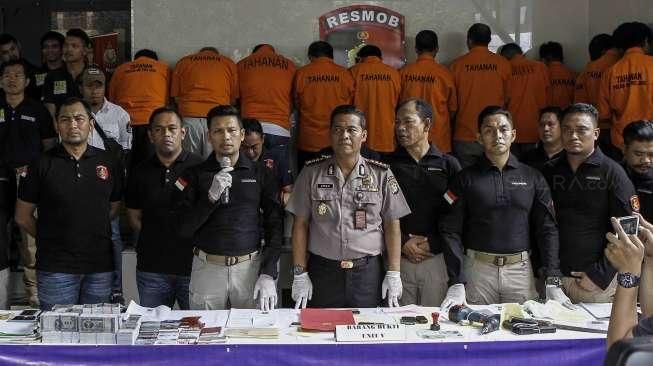 Polda Metro Rilis Kejahatan Desember 2016