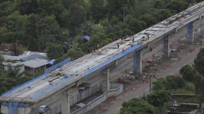 Pembangunan Pondasi LRT di Palembang akan Kelar Juli 2017