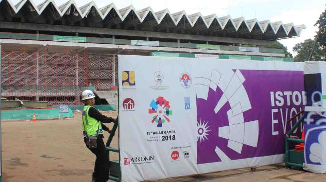 Guna membenahi fasilitas pendukung jelang pesta olahraga Asian Games 2018. 