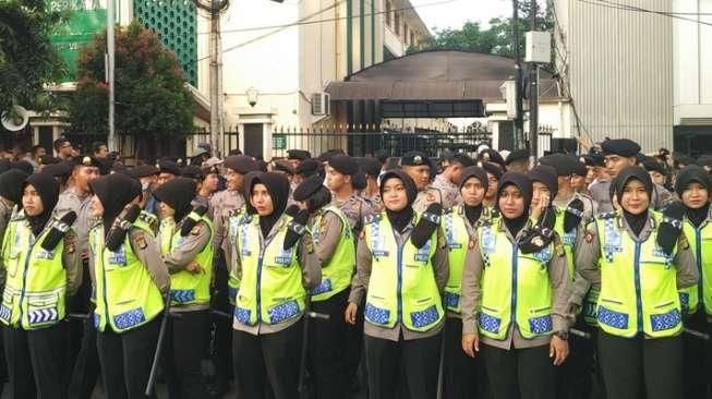 Sebanyak 2896 Personel Polisi Jaga Sidang Lanjutan Kasus Ahok