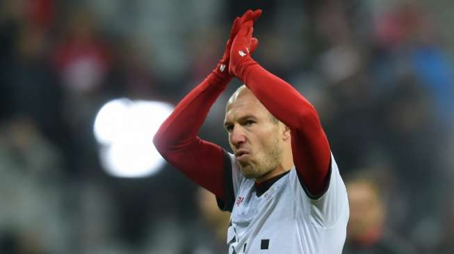 Winger Bayern Munich asal Belanda, Arjen Robben [AFP/Christof Stache]