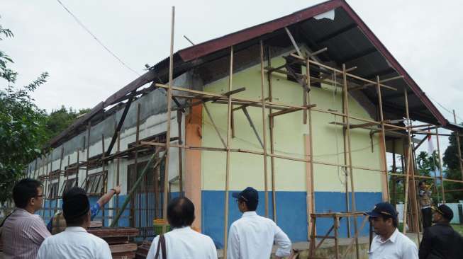 Pembangunan Sekolah Sementara di 13 Lokasi Aceh Dimulai