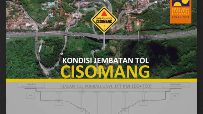 Beban Lintasan Jembatan Cisomang Jalan Tol Purbaleunyi Dibatasi