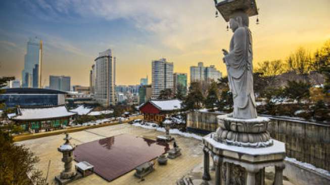 Ilustrasi Seoul Korea Selatan. (Shutterstock)