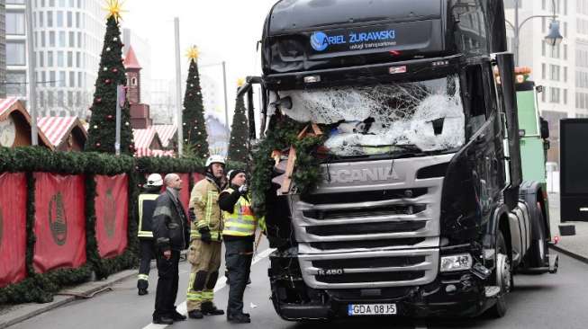 Rem Otomatis Truk Scania Cegah Banyak Korban dalam Teror Berlin