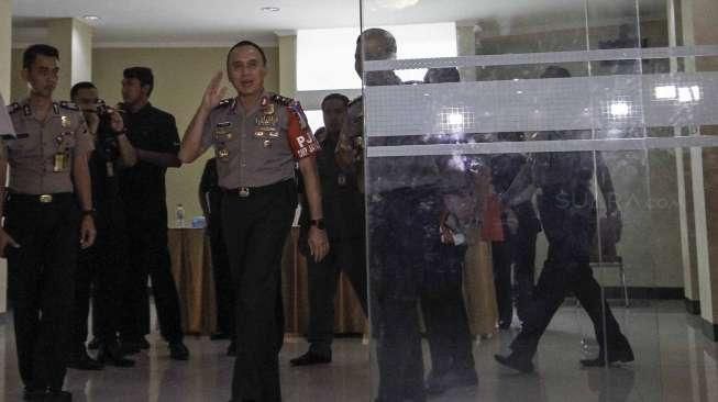 Kapolda Metro Jaya Irjen Pol Mochamad Iriawan menyampaikan kaleidoskop selama tahun 2016 kepada awak media, saat jumpa pers di Jakarta, Kamis (29/12/2016). [Suara.com/Kurniawan Mas'ud]