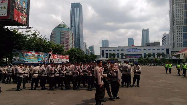 Wakapolda Pimpin Apel Pengamanan Malam Tahun Baru 2017