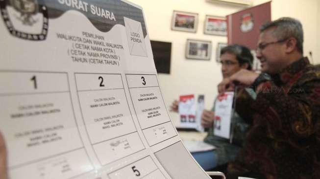 Contoh Surat Suara Pilkada Serentak