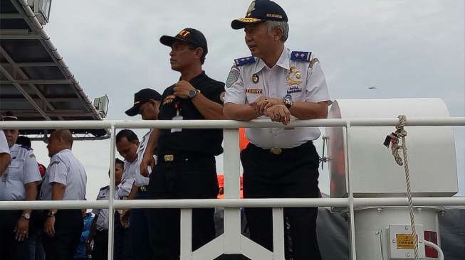 Dirjen Hubla Inspeksi Penumpang Kapal Pulau Tidung