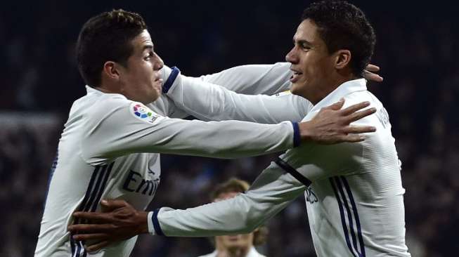 Rodriguez dan Varane Lumat Sevilla di 16 Besar Copa del Rey