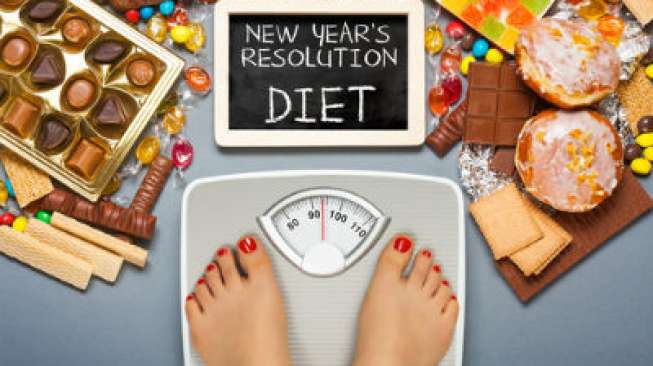 Diet resolusi tahun baru paling populer. (Shutterstock)